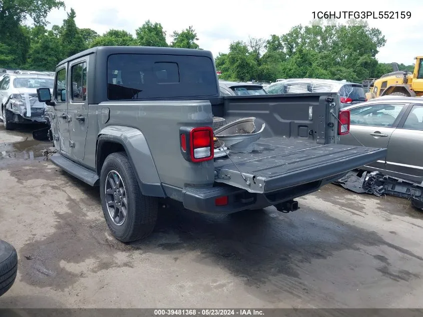 2023 Jeep Gladiator Overland 4X4 VIN: 1C6HJTFG3PL552159 Lot: 39481368