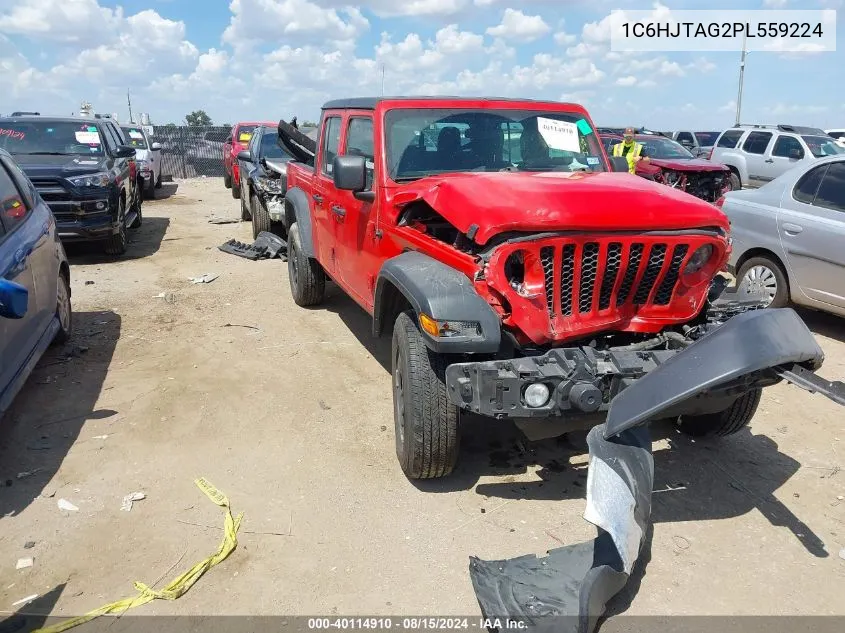 2023 Jeep Gladiator Sport 4X4 VIN: 1C6HJTAG2PL559224 Lot: 40114910