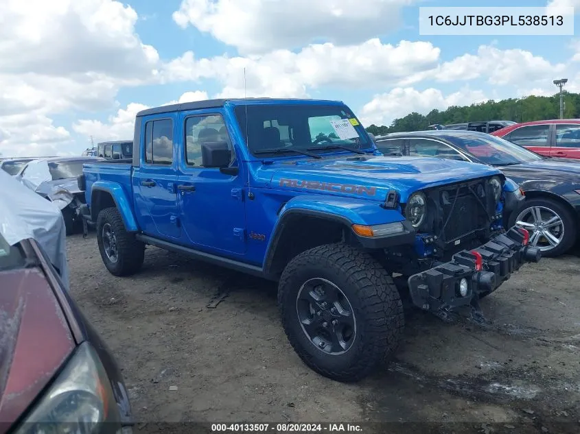 2023 Jeep Gladiator Rubicon 4X4 VIN: 1C6JJTBG3PL538513 Lot: 40133507