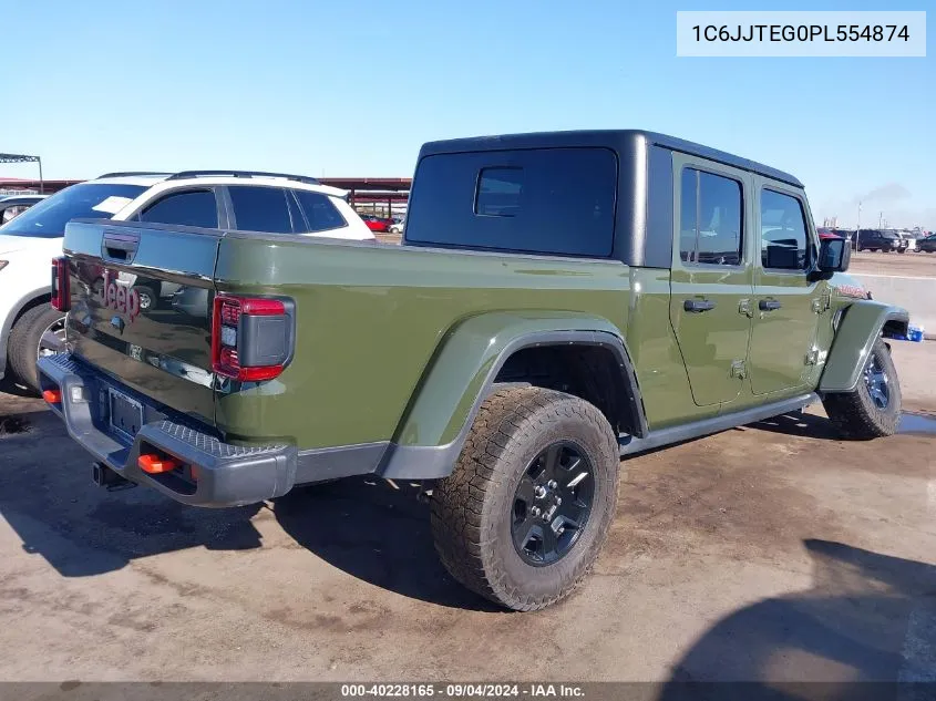 2023 Jeep Gladiator Mojave 4X4 VIN: 1C6JJTEG0PL554874 Lot: 40228165