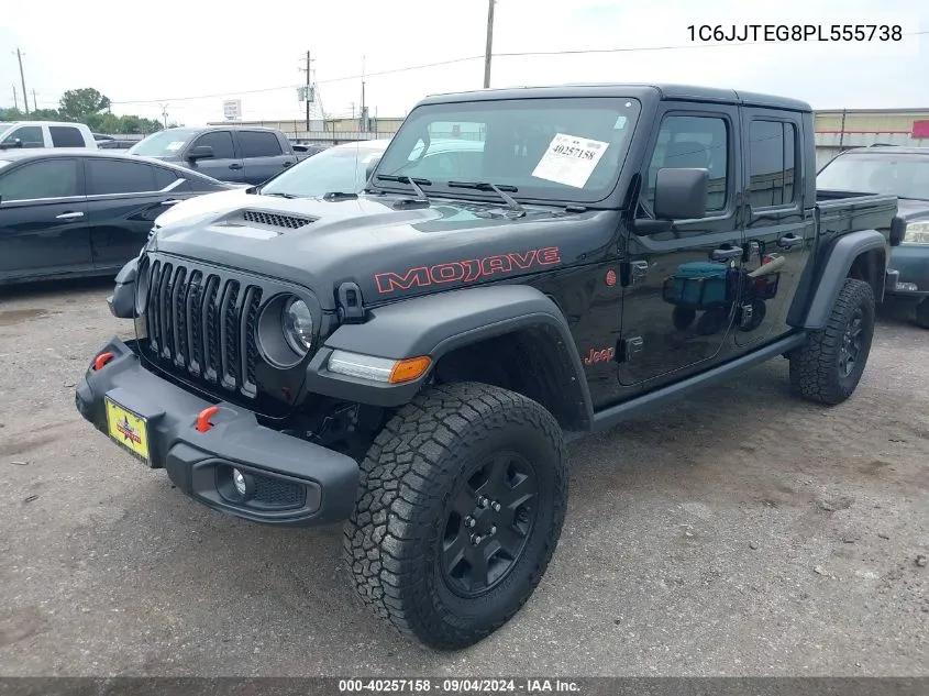 2023 Jeep Gladiator Mojave VIN: 1C6JJTEG8PL555738 Lot: 40257158