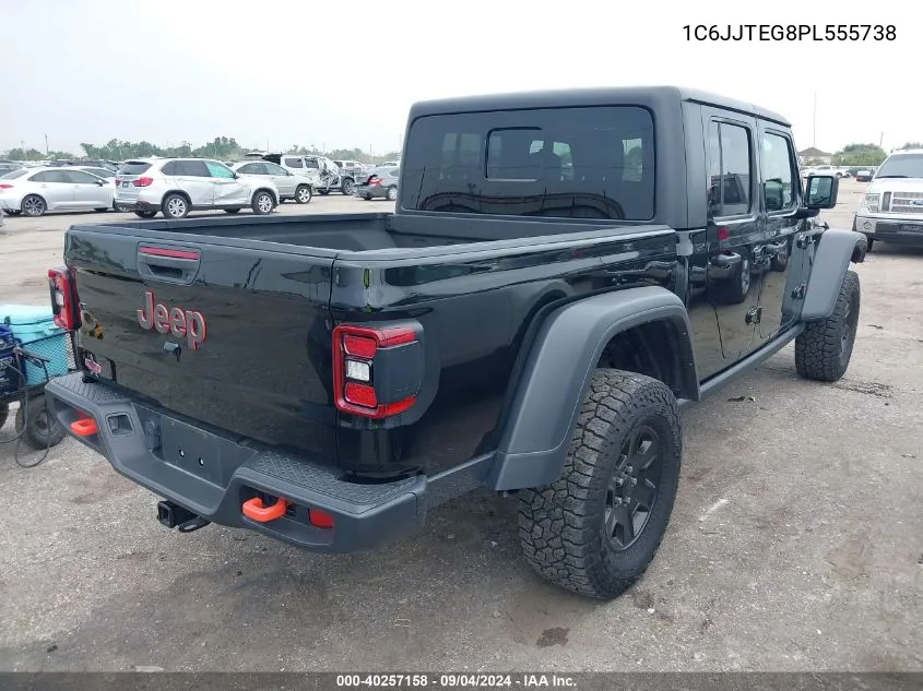 2023 Jeep Gladiator Mojave VIN: 1C6JJTEG8PL555738 Lot: 40257158