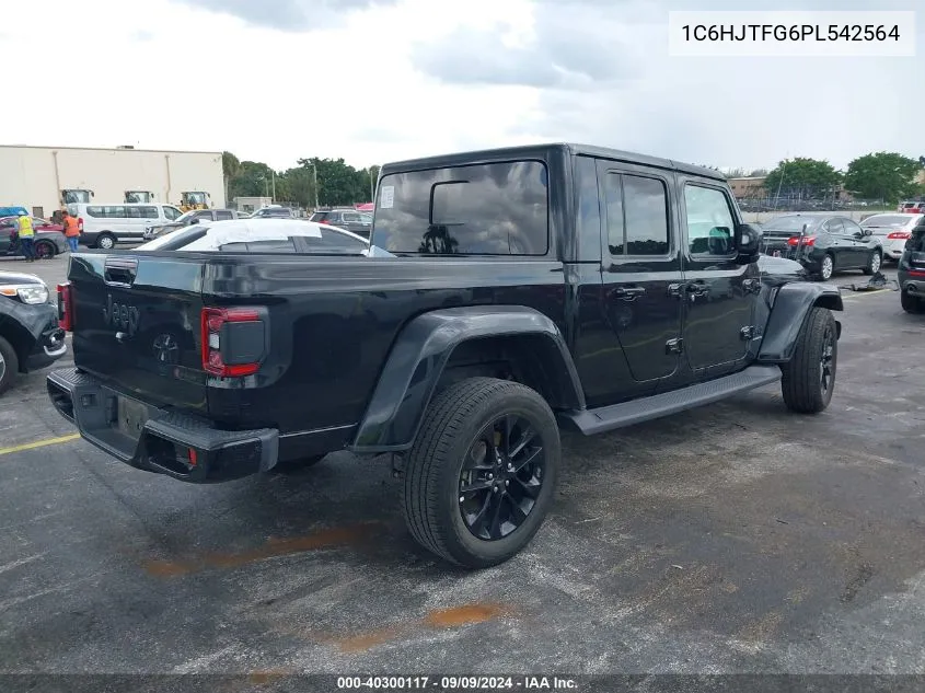 2023 Jeep Gladiator High Altitude 4X4 VIN: 1C6HJTFG6PL542564 Lot: 40300117