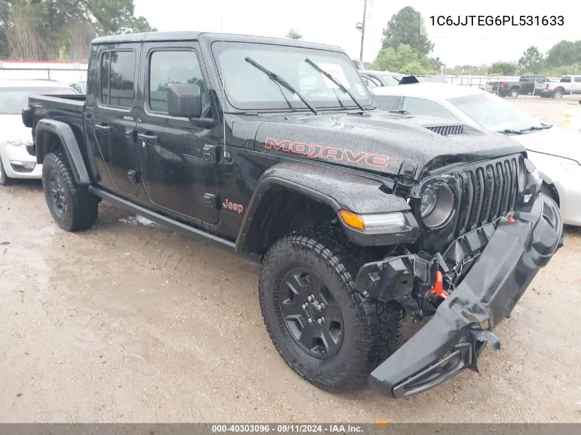 2023 Jeep Gladiator Mojave 4X4 VIN: 1C6JJTEG6PL531633 Lot: 40303096