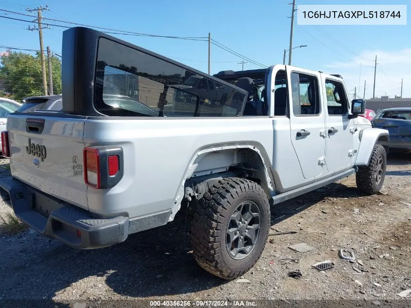 2023 Jeep Gladiator Willys 4X4 VIN: 1C6HJTAGXPL518744 Lot: 40356256