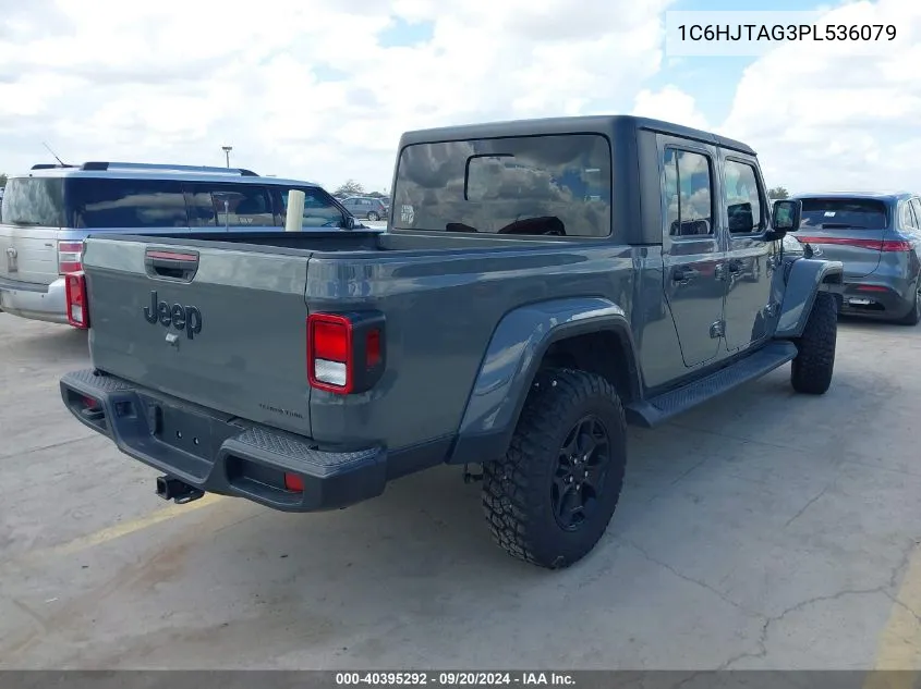 2023 Jeep Gladiator Texas Trail 4X4 VIN: 1C6HJTAG3PL536079 Lot: 40395292