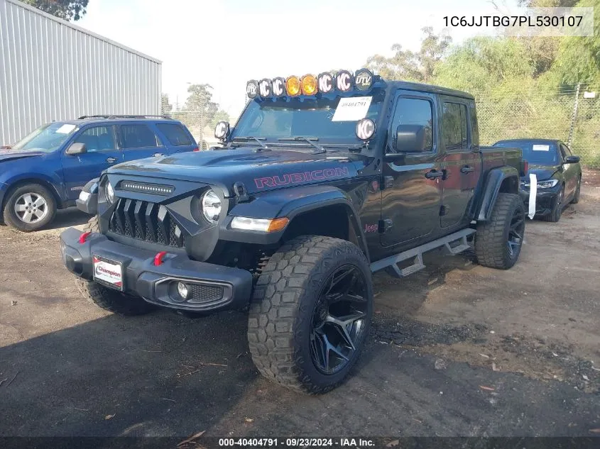 2023 Jeep Gladiator Rubicon VIN: 1C6JJTBG7PL530107 Lot: 40404791