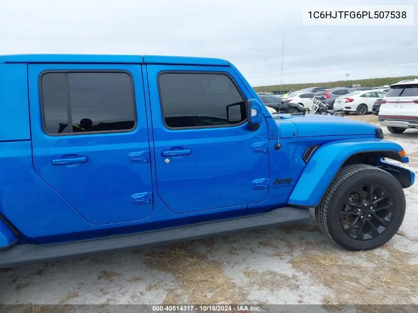 2023 Jeep Gladiator High Altitude 4X4 VIN: 1C6HJTFG6PL507538 Lot: 40514317