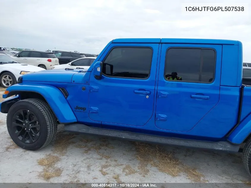 2023 Jeep Gladiator High Altitude 4X4 VIN: 1C6HJTFG6PL507538 Lot: 40514317