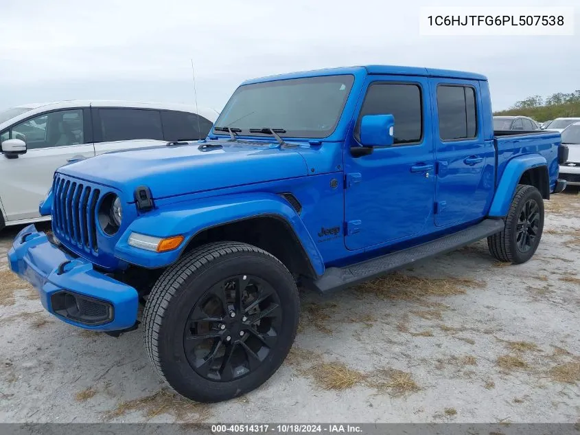 2023 Jeep Gladiator High Altitude 4X4 VIN: 1C6HJTFG6PL507538 Lot: 40514317