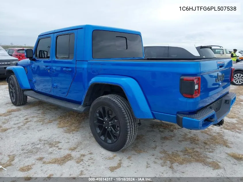 2023 Jeep Gladiator High Altitude 4X4 VIN: 1C6HJTFG6PL507538 Lot: 40514317