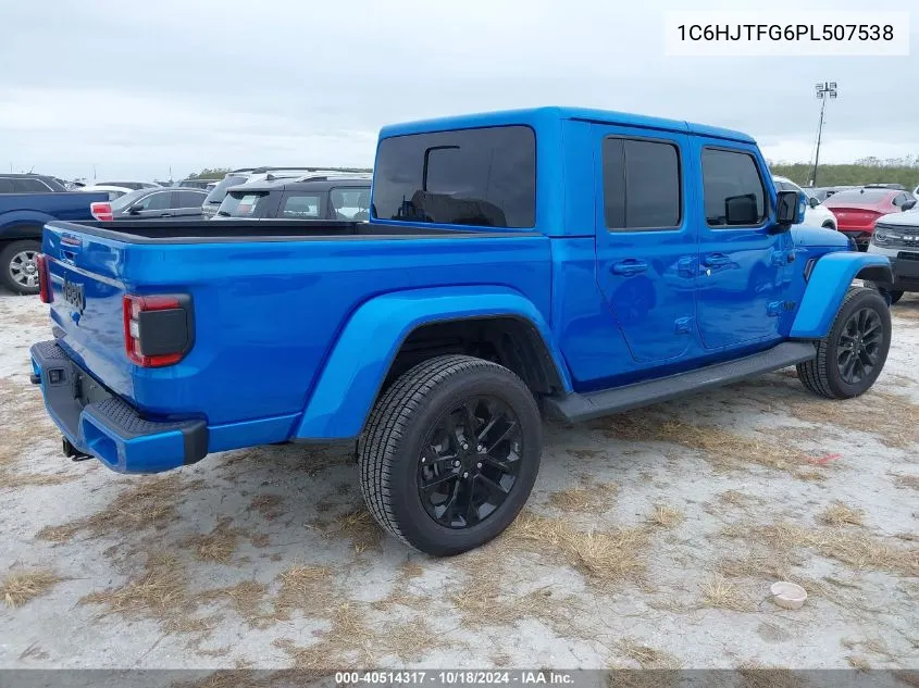 2023 Jeep Gladiator High Altitude 4X4 VIN: 1C6HJTFG6PL507538 Lot: 40514317