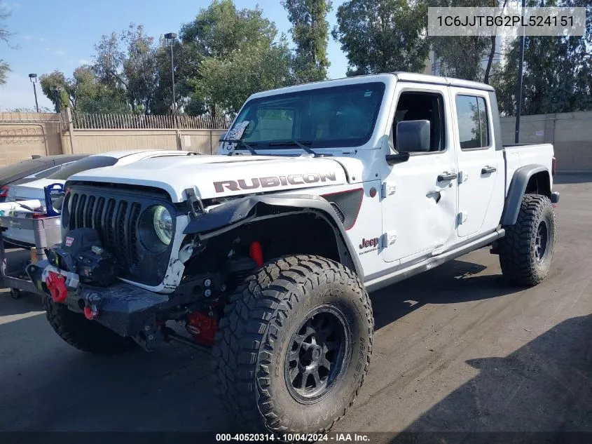 1C6JJTBG2PL524151 2023 Jeep Gladiator Rubicon 4X4