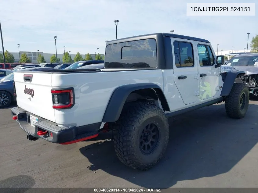 1C6JJTBG2PL524151 2023 Jeep Gladiator Rubicon 4X4