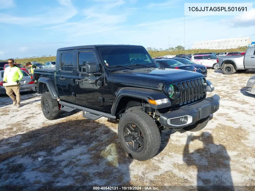 2023 Jeep Gladiator Sport S 4X4 VIN: 1C6JJTAG5PL501691 Lot: 40542131