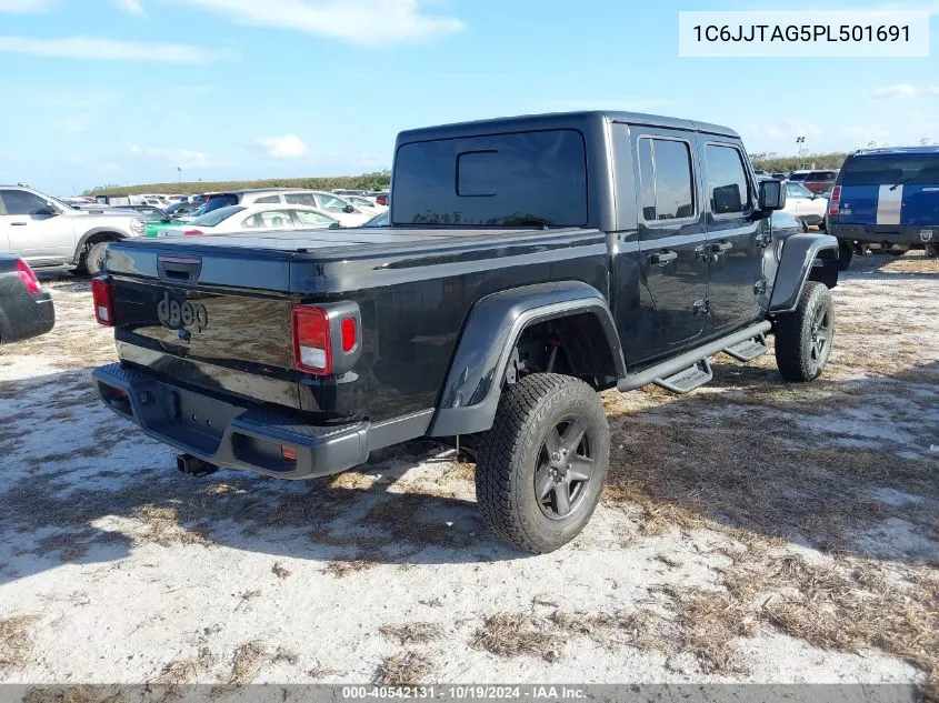 2023 Jeep Gladiator Sport S 4X4 VIN: 1C6JJTAG5PL501691 Lot: 40542131