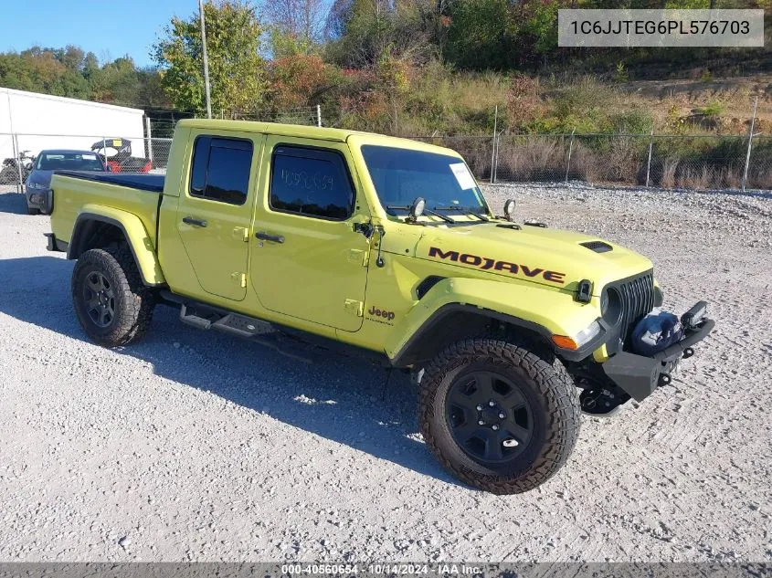 2023 Jeep Gladiator Mojave VIN: 1C6JJTEG6PL576703 Lot: 40560654