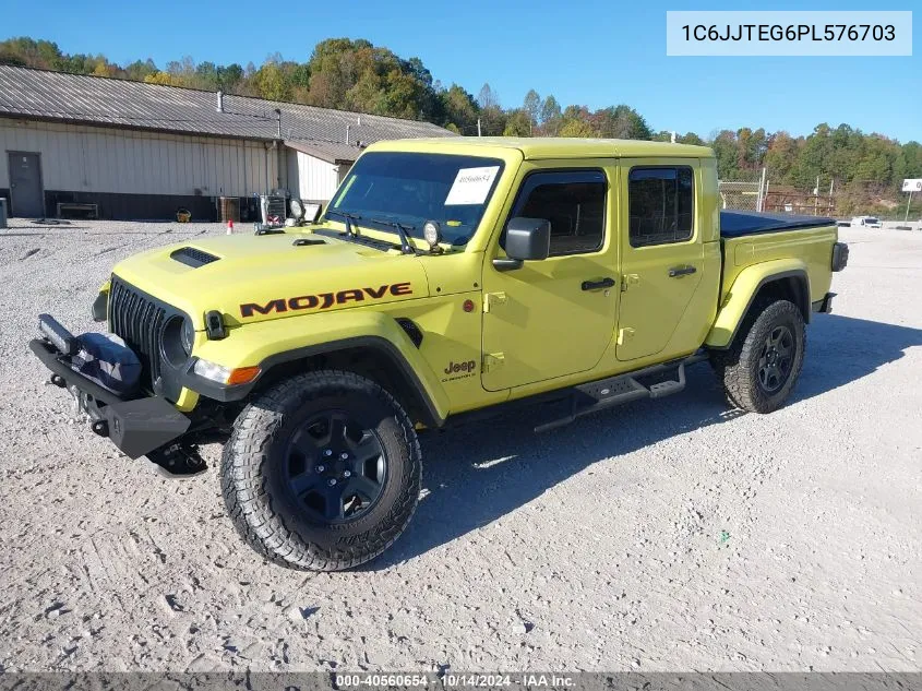 2023 Jeep Gladiator Mojave VIN: 1C6JJTEG6PL576703 Lot: 40560654