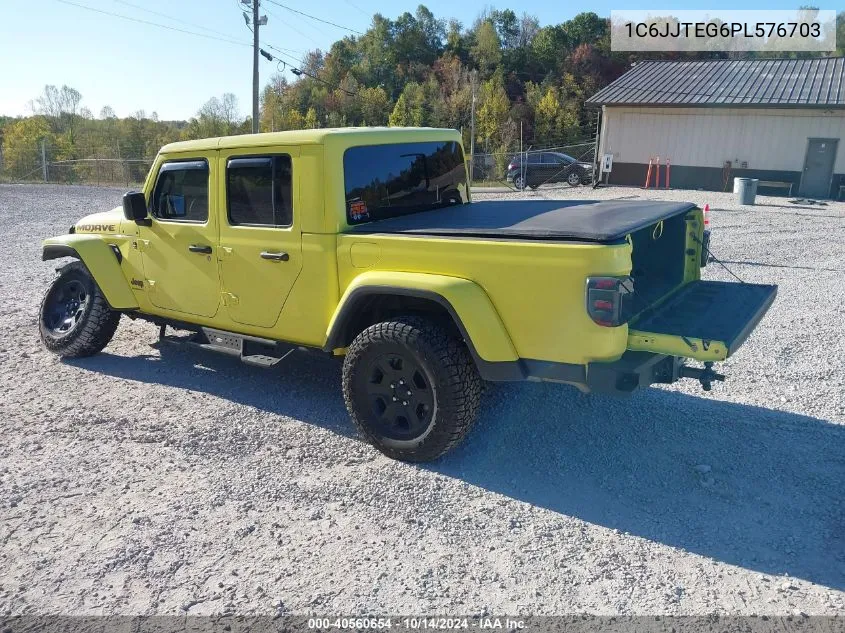 2023 Jeep Gladiator Mojave VIN: 1C6JJTEG6PL576703 Lot: 40560654