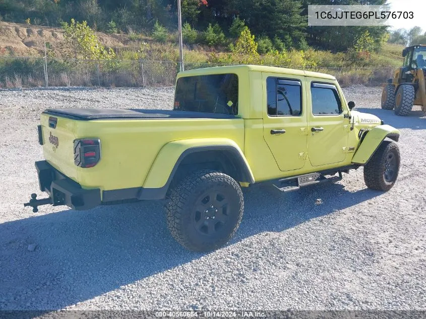 2023 Jeep Gladiator Mojave VIN: 1C6JJTEG6PL576703 Lot: 40560654