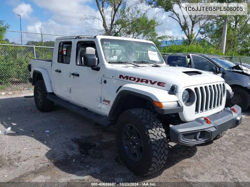 2023 Jeep Gladiator Mojave 4X4 VIN: 1C6JJTEG5PL508005 Lot: 40659697