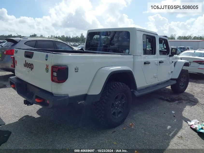 2023 Jeep Gladiator Mojave 4X4 VIN: 1C6JJTEG5PL508005 Lot: 40659697