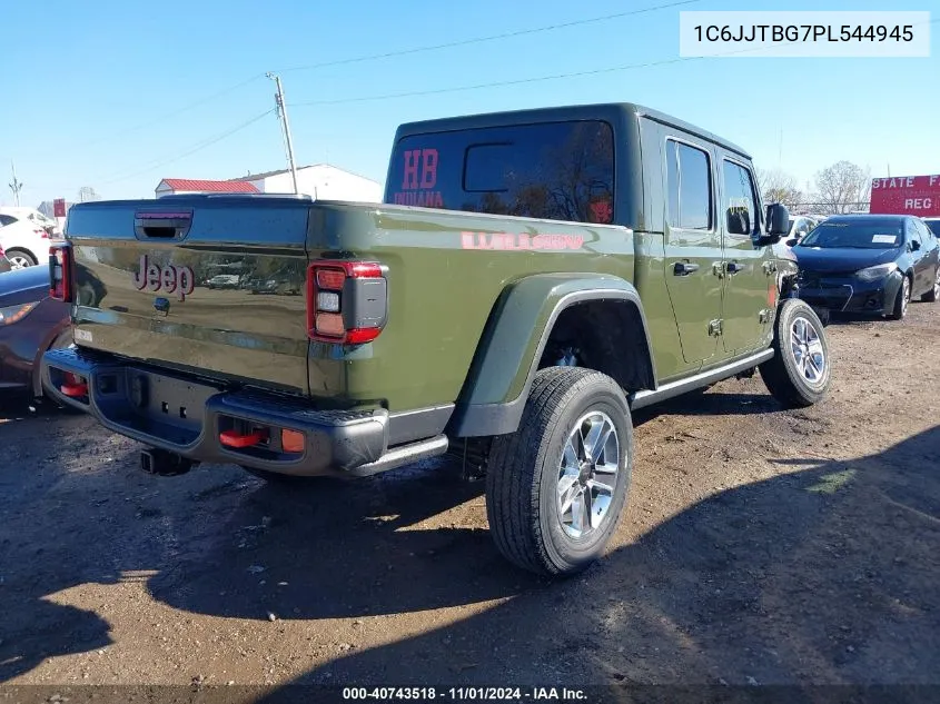 2023 Jeep Gladiator Rubicon 4X4 VIN: 1C6JJTBG7PL544945 Lot: 40743518