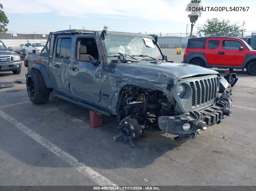 2023 Jeep Gladiator Sport 4X4 VIN: 1C6HJTAG0PL540767 Lot: 40815824