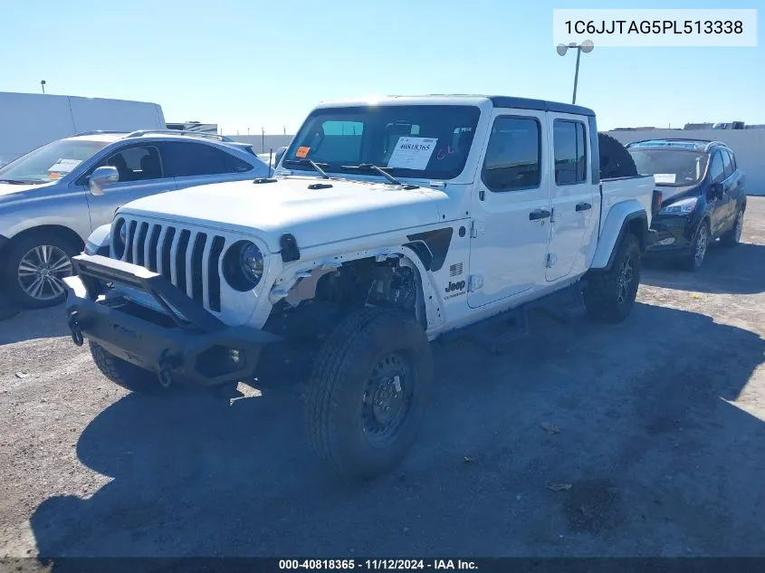 2023 Jeep Gladiator Freedom 4X4 VIN: 1C6JJTAG5PL513338 Lot: 40818365