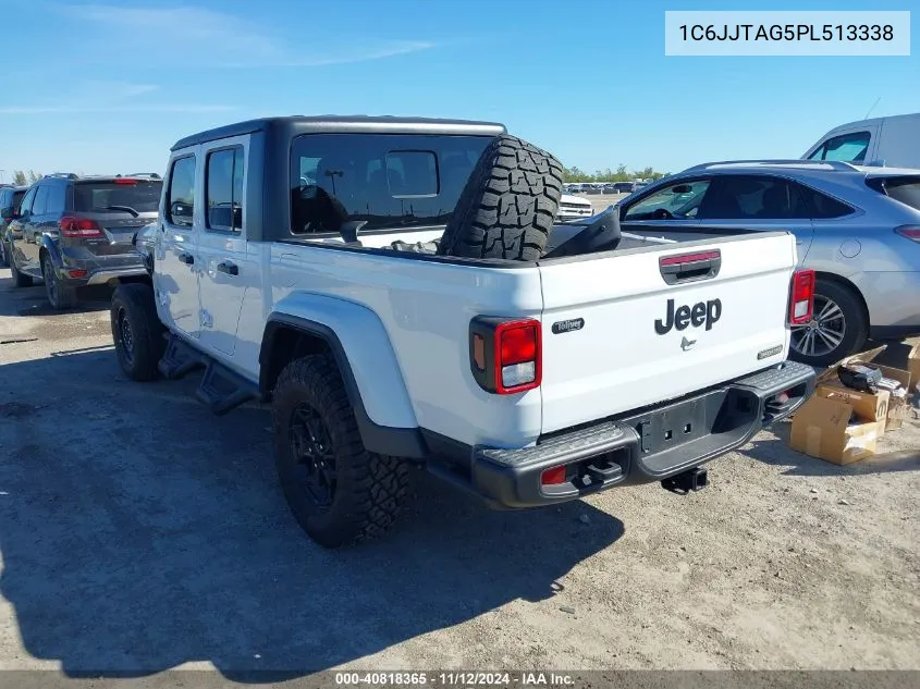 2023 Jeep Gladiator Freedom 4X4 VIN: 1C6JJTAG5PL513338 Lot: 40818365