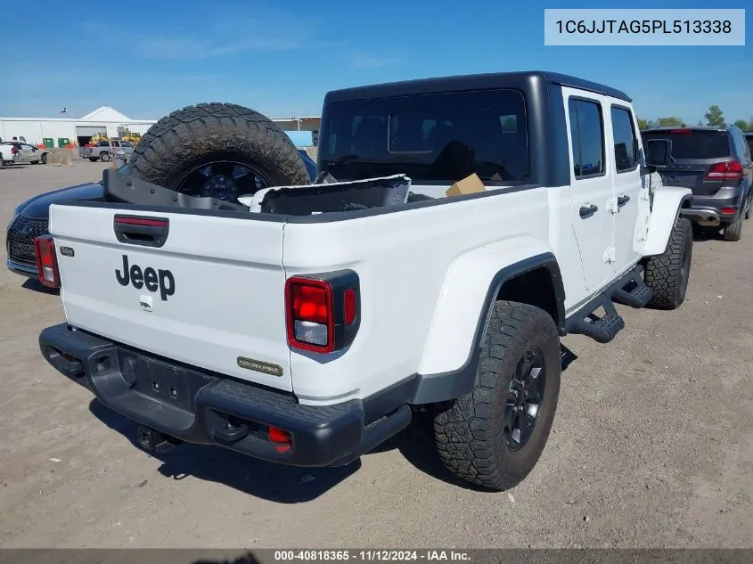 2023 Jeep Gladiator Freedom 4X4 VIN: 1C6JJTAG5PL513338 Lot: 40818365