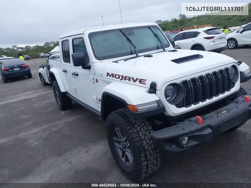 2024 Jeep Gladiator Mojave X VIN: 1C6JJTEG8RL111701 Lot: 40528583