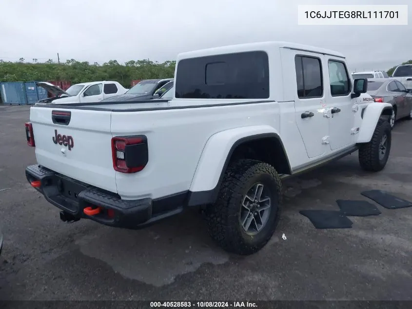 2024 Jeep Gladiator Mojave X VIN: 1C6JJTEG8RL111701 Lot: 40528583