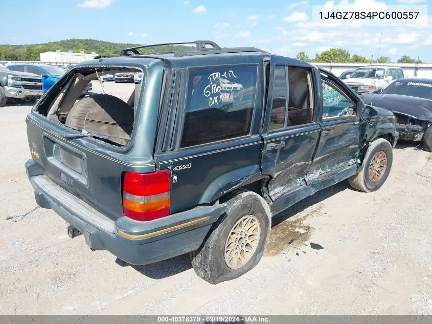 1993 Jeep Grand Cherokee Limited VIN: 1J4GZ78S4PC600557 Lot: 40378379