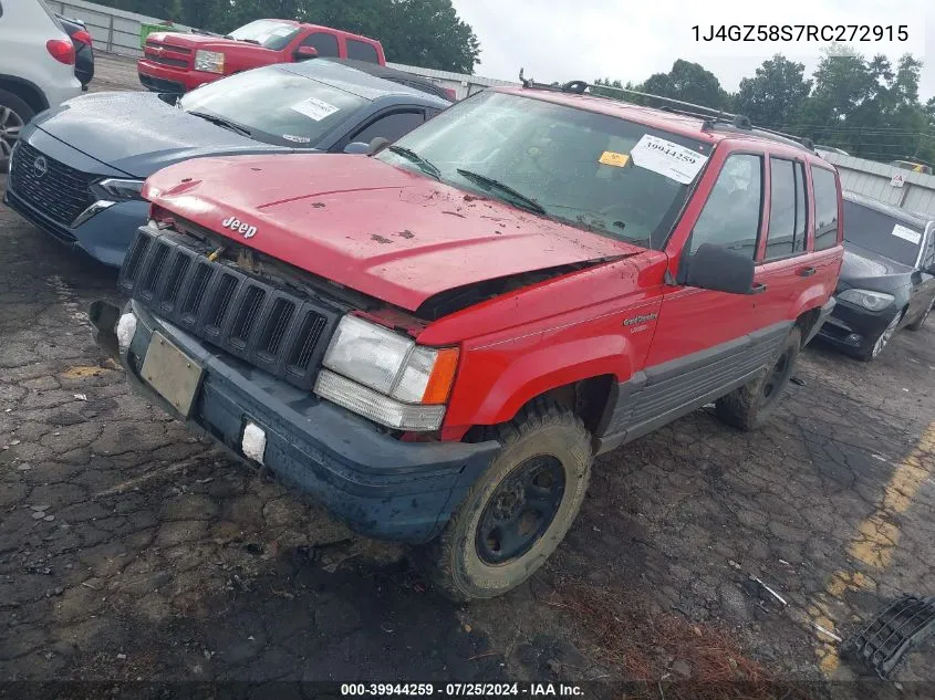 1994 Jeep Grand Cherokee Laredo VIN: 1J4GZ58S7RC272915 Lot: 39944259