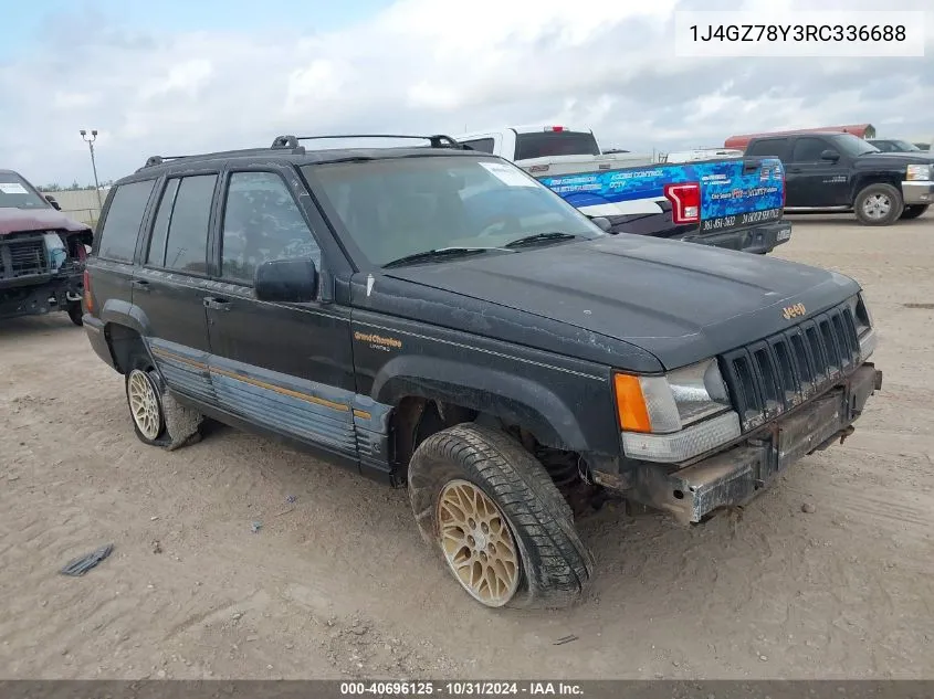 1994 Jeep Grand Cherokee Limited VIN: 1J4GZ78Y3RC336688 Lot: 40696125