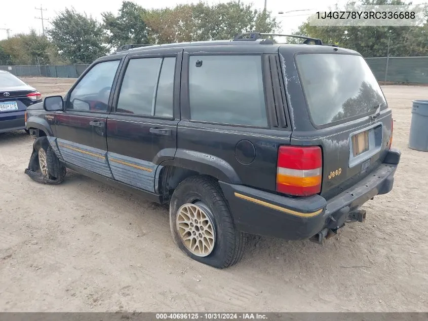 1994 Jeep Grand Cherokee Limited VIN: 1J4GZ78Y3RC336688 Lot: 40696125