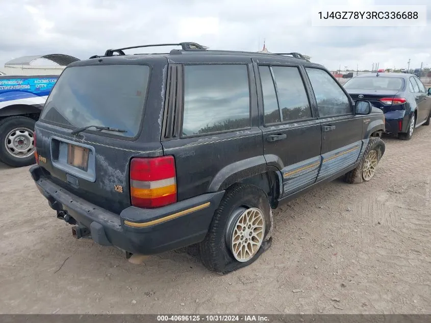 1994 Jeep Grand Cherokee Limited VIN: 1J4GZ78Y3RC336688 Lot: 40696125