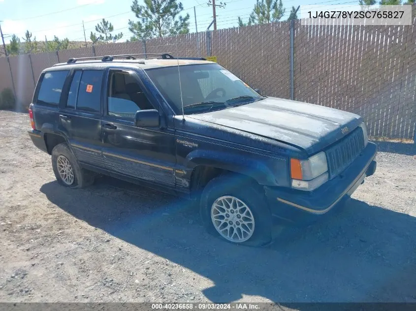 1995 Jeep Grand Cherokee Limited/Orvis VIN: 1J4GZ78Y2SC765827 Lot: 40236658