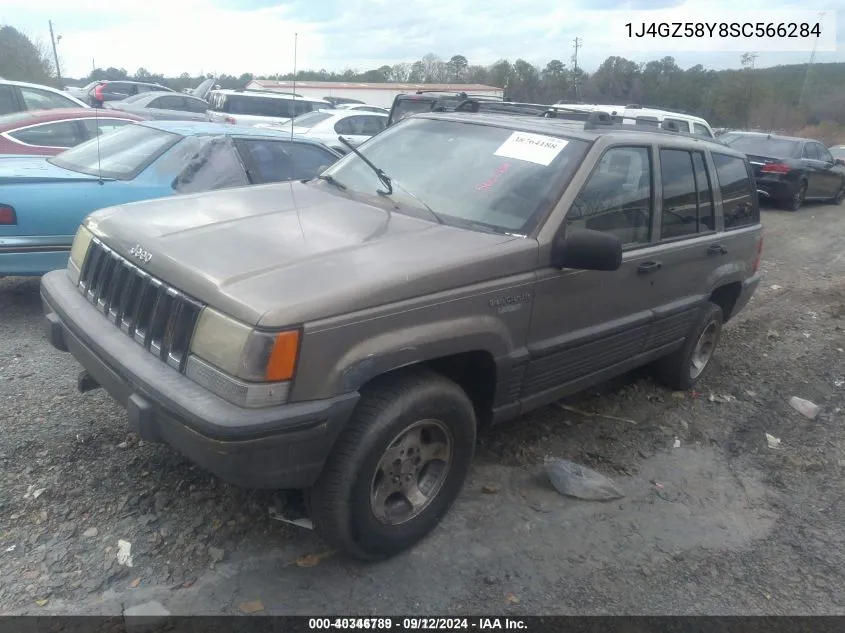 1995 Jeep Grand Cherokee Laredo VIN: 1J4GZ58Y8SC566284 Lot: 40346789