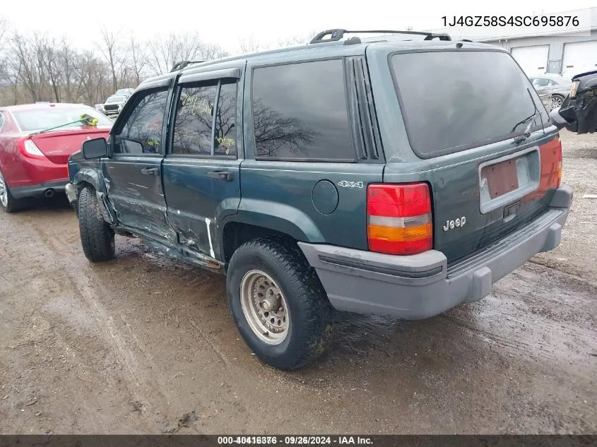 1995 Jeep Grand Cherokee Laredo VIN: 1J4GZ58S4SC695876 Lot: 40416376