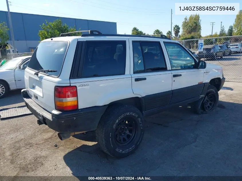 1J4GZ58S4SC759446 1995 Jeep Grand Cherokee Laredo