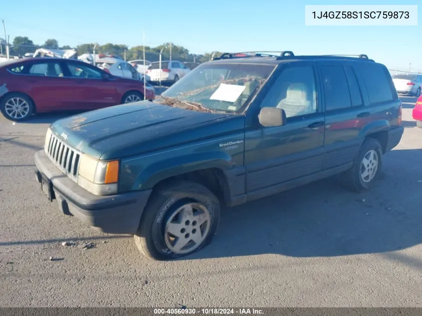 1995 Jeep Grand Cherokee Laredo VIN: 1J4GZ58S1SC759873 Lot: 40560930