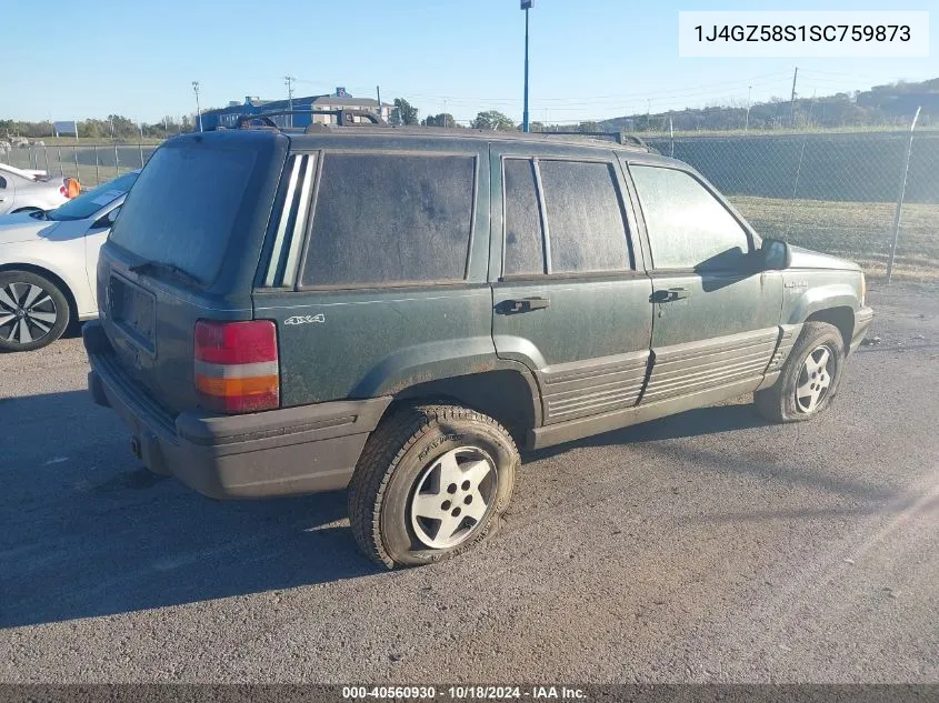 1995 Jeep Grand Cherokee Laredo VIN: 1J4GZ58S1SC759873 Lot: 40560930