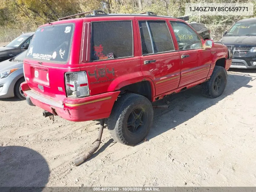 1995 Jeep Grand Cherokee Limited/Orvis VIN: 1J4GZ78Y8SC659771 Lot: 40721369