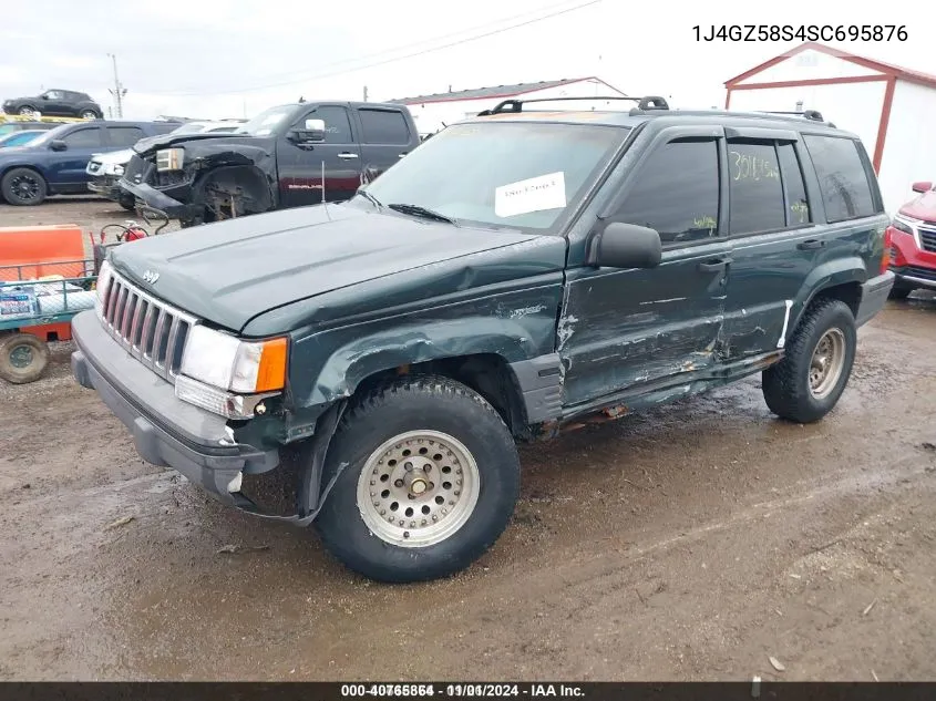 1995 Jeep Grand Cherokee Laredo VIN: 1J4GZ58S4SC695876 Lot: 40765864