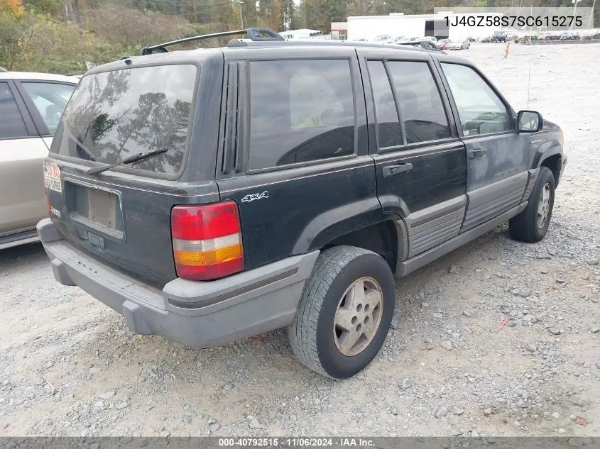 1995 Jeep Grand Cherokee Laredo VIN: 1J4GZ58S7SC615275 Lot: 40792515