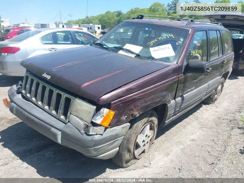 1996 Jeep Grand Cherokee Laredo VIN: 1J4GZ58S6TC209859 Lot: 39475174