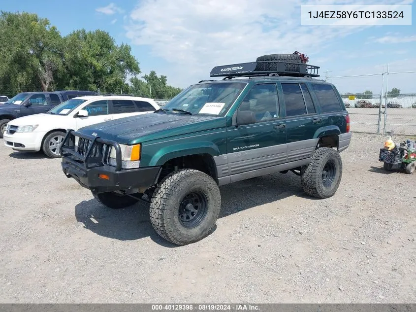 1996 Jeep Grand Cherokee Laredo VIN: 1J4EZ58Y6TC133524 Lot: 40129398