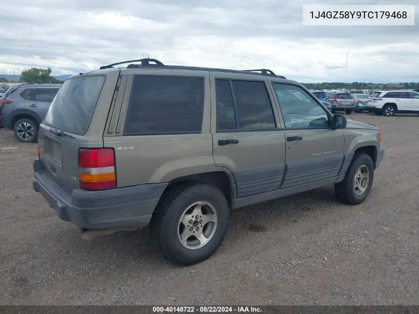 1996 Jeep Grand Cherokee Laredo VIN: 1J4GZ58Y9TC179468 Lot: 40148722